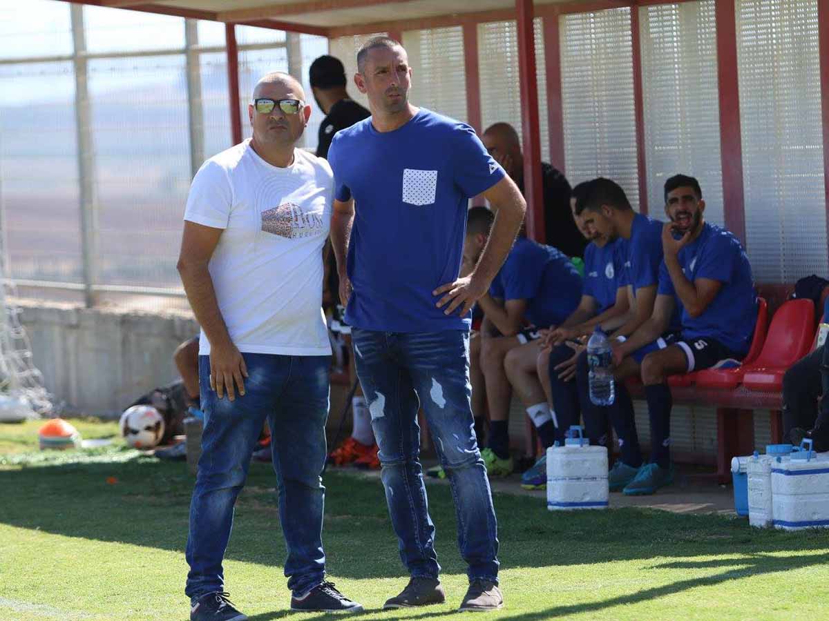 אילן סויסה לצד זוהר יצחק. נשארו חברים טובים צילום עודד חסין, צילום אירועי ספורט