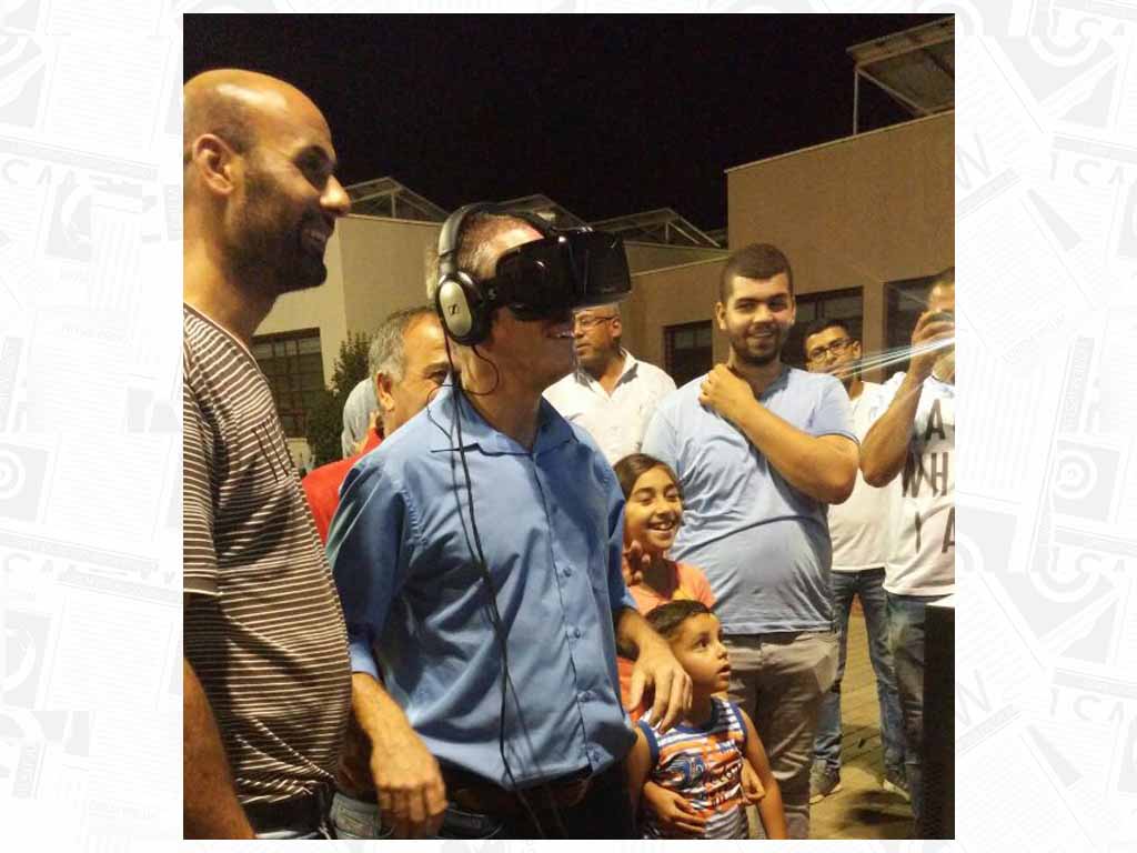 ראש מועצה אזורית הגלבוע עובד נור בפעילות ליליה במוקייבלה