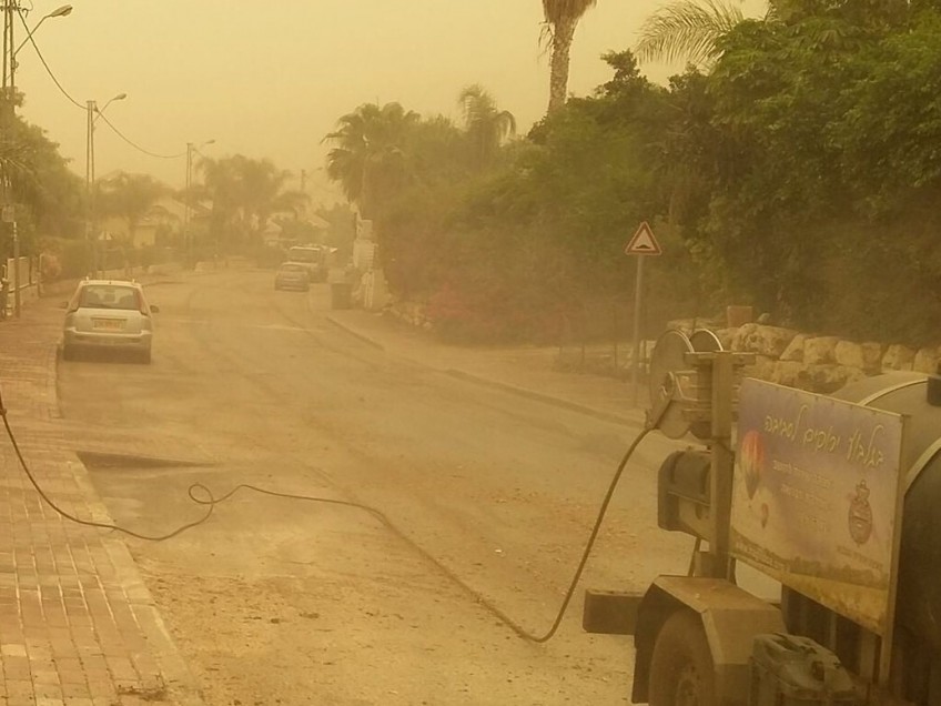 אובך כבד במועצה אזורית גלבוע, היום