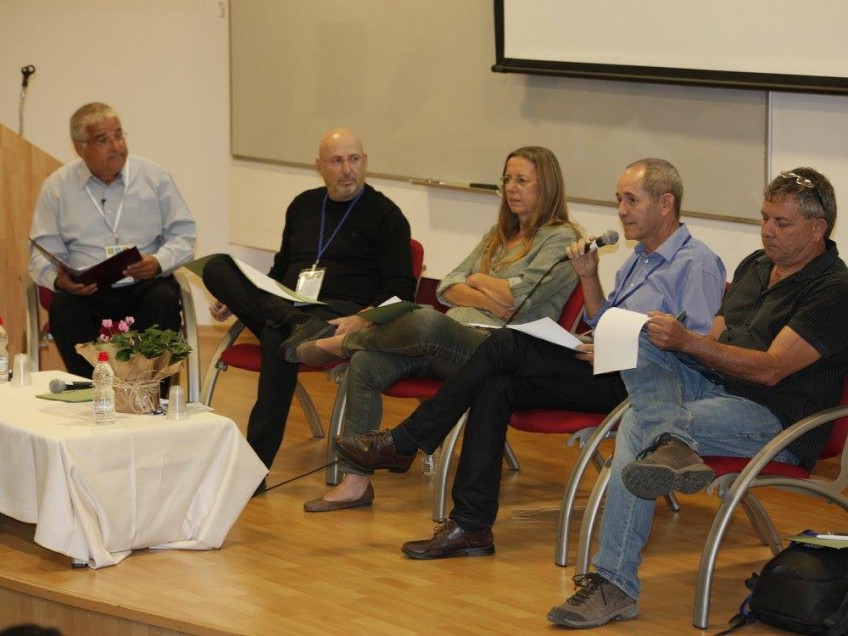 אחד מתוך שלושת הפאנלים בועידת העמקים
