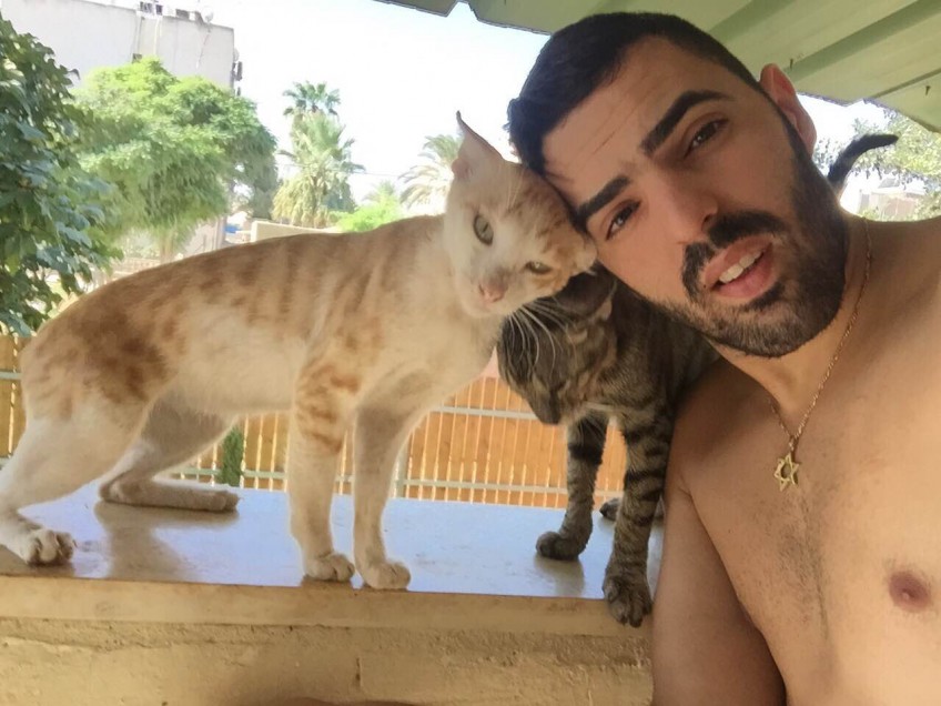 המלאך של החיות מבית שאן אופיר בן חמו.