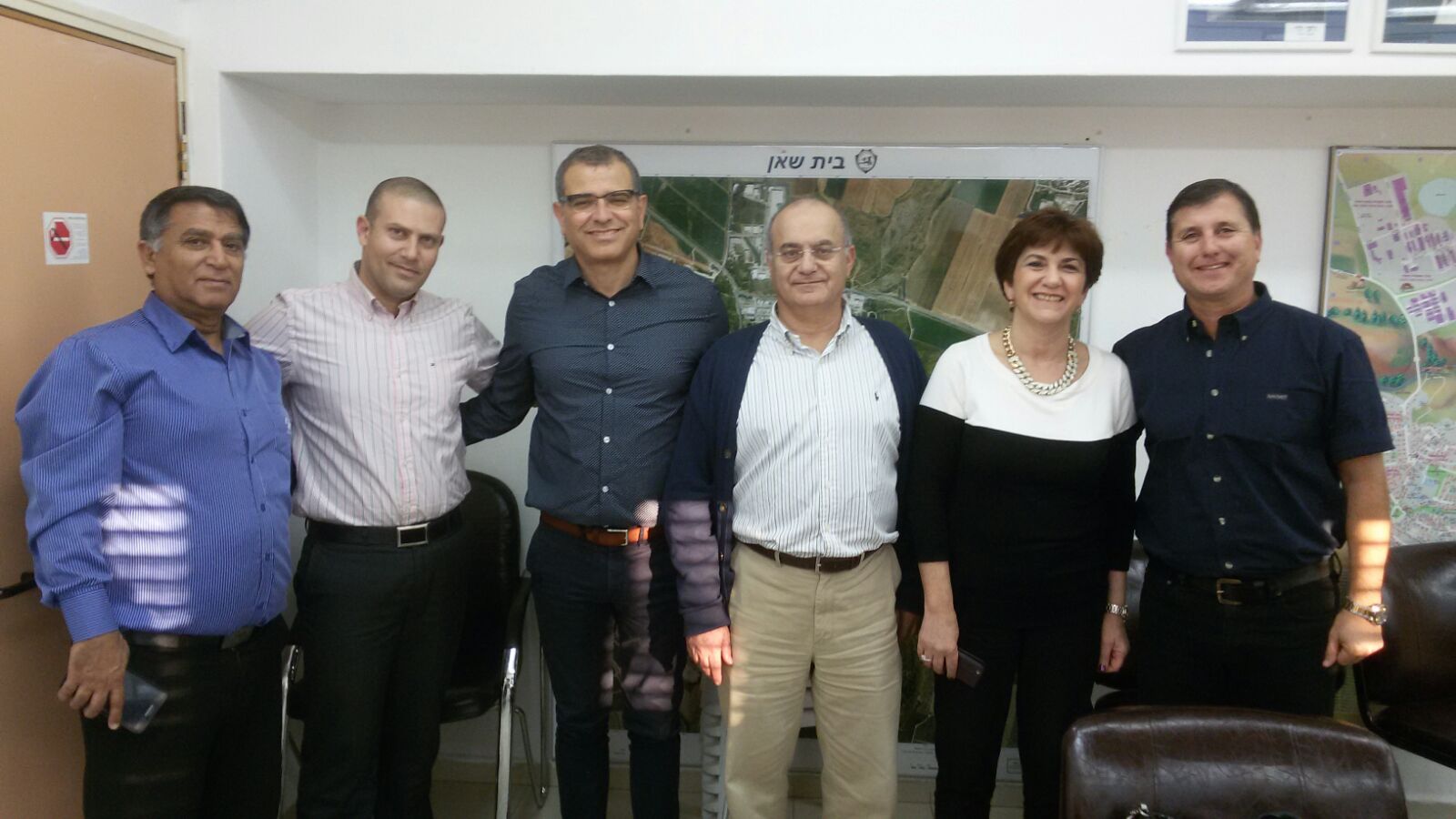 חנוכת המרפאה במעמד ראש העיר בן שטרית והגב׳ מירב גוט מנהלת המחוז הצפוני של שירותי בריאות כללית ובכירים