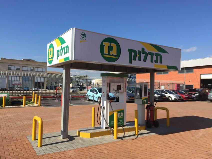 תחנת התדלוק החדשה במרכז השירות מונזה