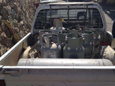 ״מריח לא טוב״: 55 בלוני גז פיראטיים נתפסו בגליל התחתון