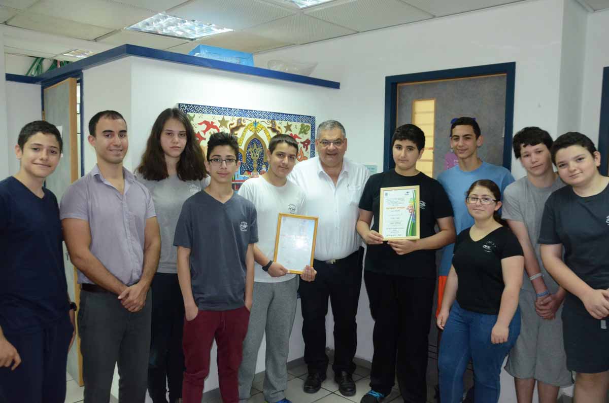 הביאו כבוד לעמק. תלמידי כיתה ט' מחט"ב 'אורט רוגוזין' ממגדל העמק