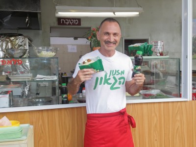 "מה קשור" שלום מיכאלשווילי ודידי הררי בפלאפל גולני בעפולה