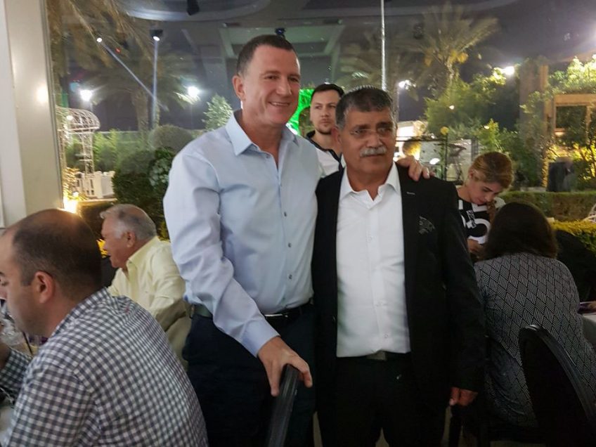 יו"ר הכנסת יולי אדלשטיין בא לעשות כבוד ליוסי לוי בחתונת בנו