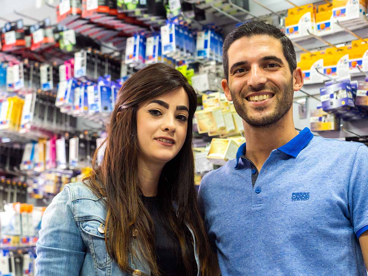 יוסי ואשתו דקלה