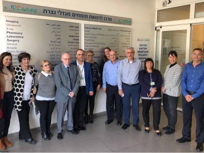 המנכ"ל הנכנס של כללית, פרופ' אהוד דודסון, סייר ברחבי כללית מחוז צפון