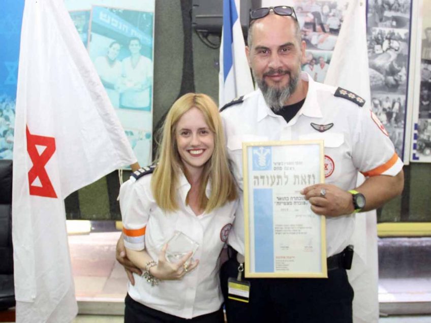 אורטל בלמן מבית שאן: מצטיינת בהצלת חיים אורטל בלמן מבית שאן: מצטיינת בהצלת חיים