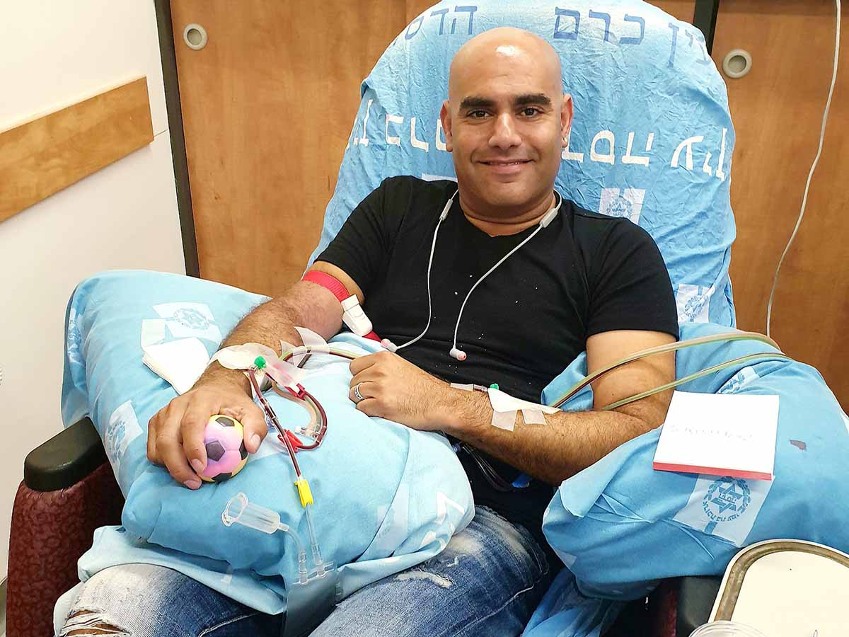 אופיר גור בביה"ח עין כרם, בתהליך ההתרמה