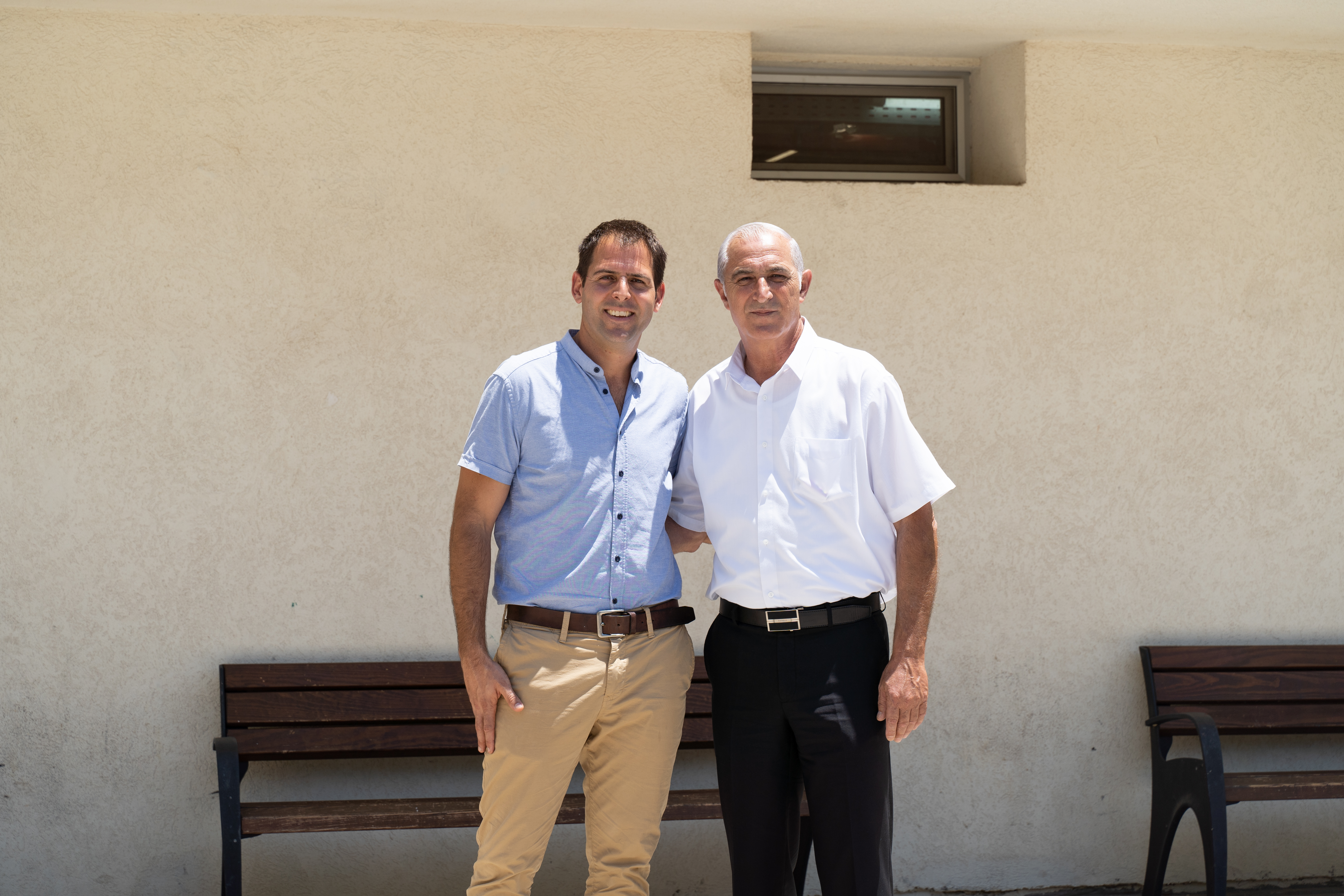 עו"ד אלי מלול ומנכ"ל שחקים דניאל בן, השבוע בבית אשכול