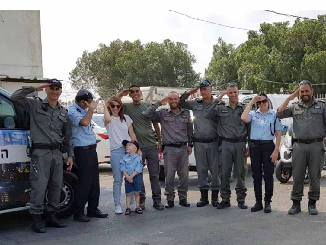 שוטרי משטרת בית שאן עם אלון הצעיר