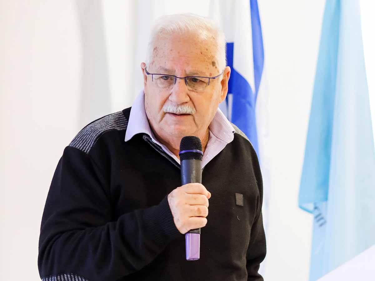 נשיא האקדמית כנרת - פרופ' שמעון גפשטיין. צילום: ארז ביטון