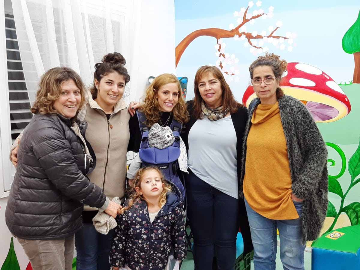 צורית פייגין, גלית חדד טלי קפל. צילום: מושב תל עדשים
