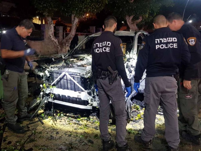 פיצוץ ברכב בבית שאן: בן 45 פונה לביה"ח פיצוץ ברכב בבית שאן: בן 45 פונה לביה"ח