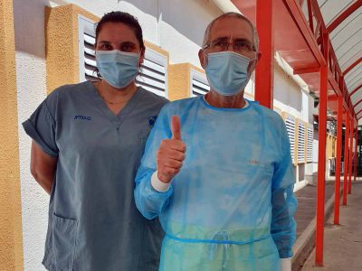 מרגש: חולה הקורונה ממגדל העמק שהיה במצב קשה שוחרר לביתו