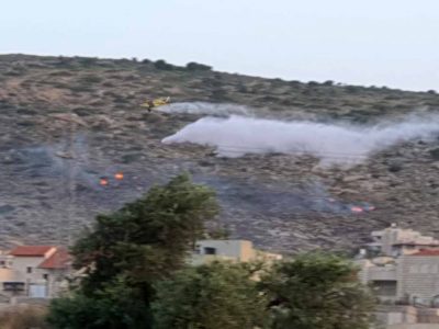 בעקבות עומס החום: מספר שריפות הלילה בעמק