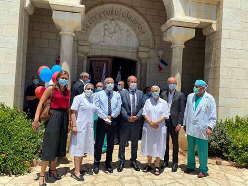 נצרת: לרגל יום הבסטיליה- שגריר צרפת בבית החולים הצרפתי נצרת: לרגל יום הבסטיליה- שגריר צרפת בבית החולים הצרפתי