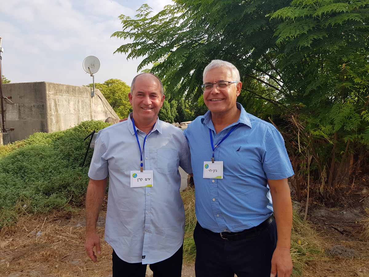 ראשי רשויות בית שאן ועמק המעיינות ז'קי לוי ויורם קרין