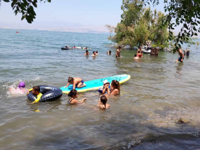 כינרת: יינתנו שירותי הצלה בארבעה מחופי איגוד ערים כינרת למשך שבועיים נוספים