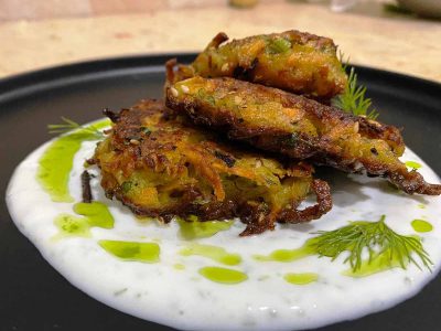 לכבוד החנוכה : שף חזות מכין לכם לביבות מופלאות