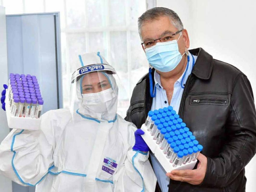 מתחילים להתחסן במגדל העמק