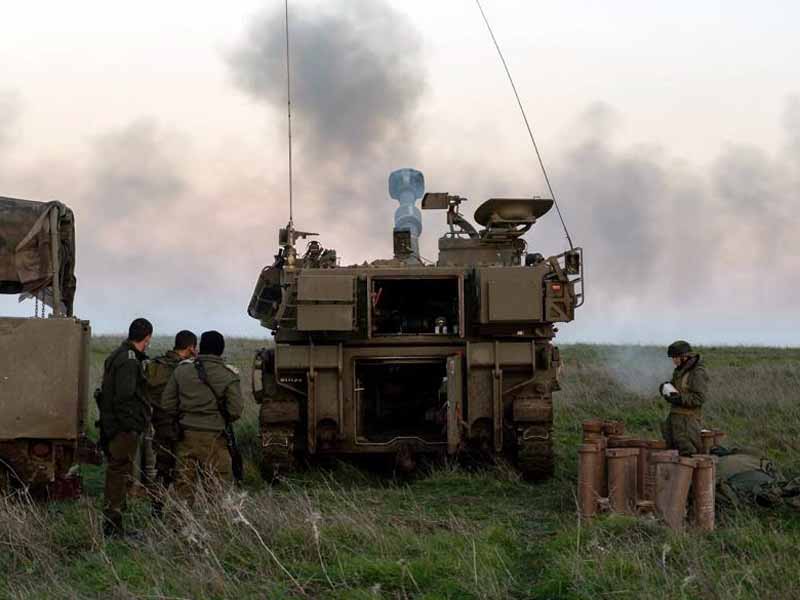 חטיבת 282 במהלך אימונים בצפון