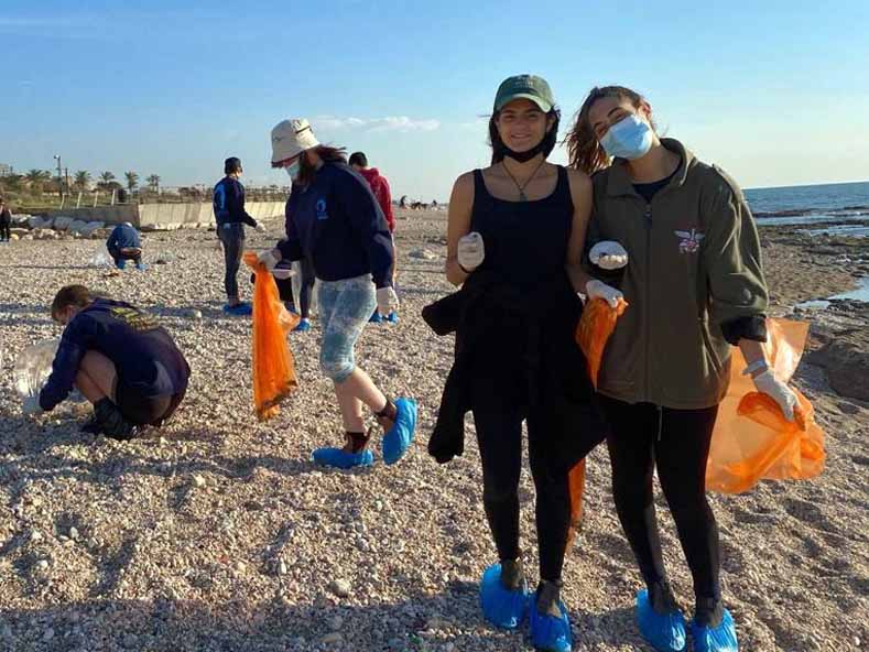 עמק יזרעאל: חניכים ממכינת חנתון ניקו את החוף בחיפה מזפת