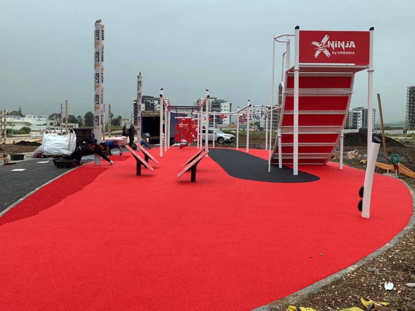 עפולה: העבודות להקמת הפארק בשכונת "לב העמק" לפני סיום