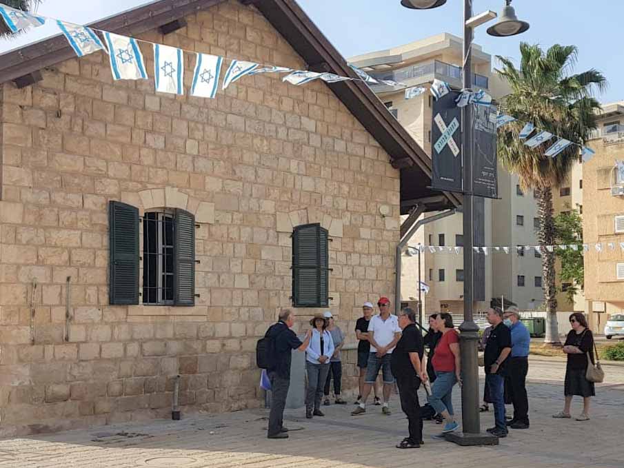 סיור תיירות בתחנת הרכבת ההיסטורית בעפולה