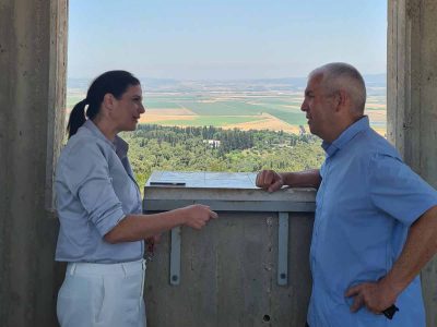 מגידו: חברת הכנסת הטרייה אפרת רייטן ביקרה במוא"ז