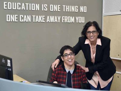 ספרייה מתקדמת ומותאמת לעידן הטכנולוגי במכללה הטכנולוגית נוף הגליל