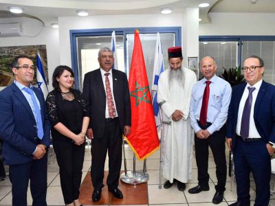 עפולה: ביקור היסטורי של שגריר מרוקו הראשון בישראל