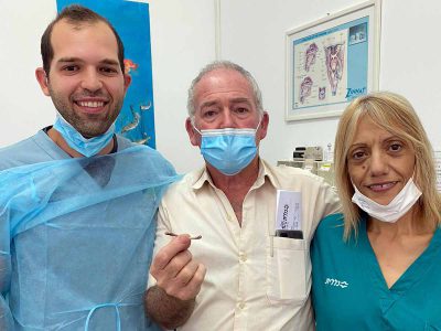 עצם גדולה של עוף חולצה בשלמותה מגרונו של תושב טבעון