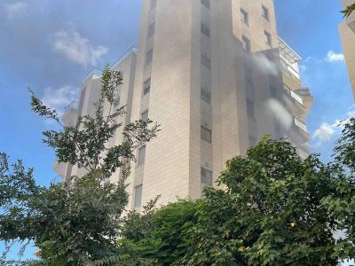 עפולה: שריפה בדירה ברובע יזרעאל