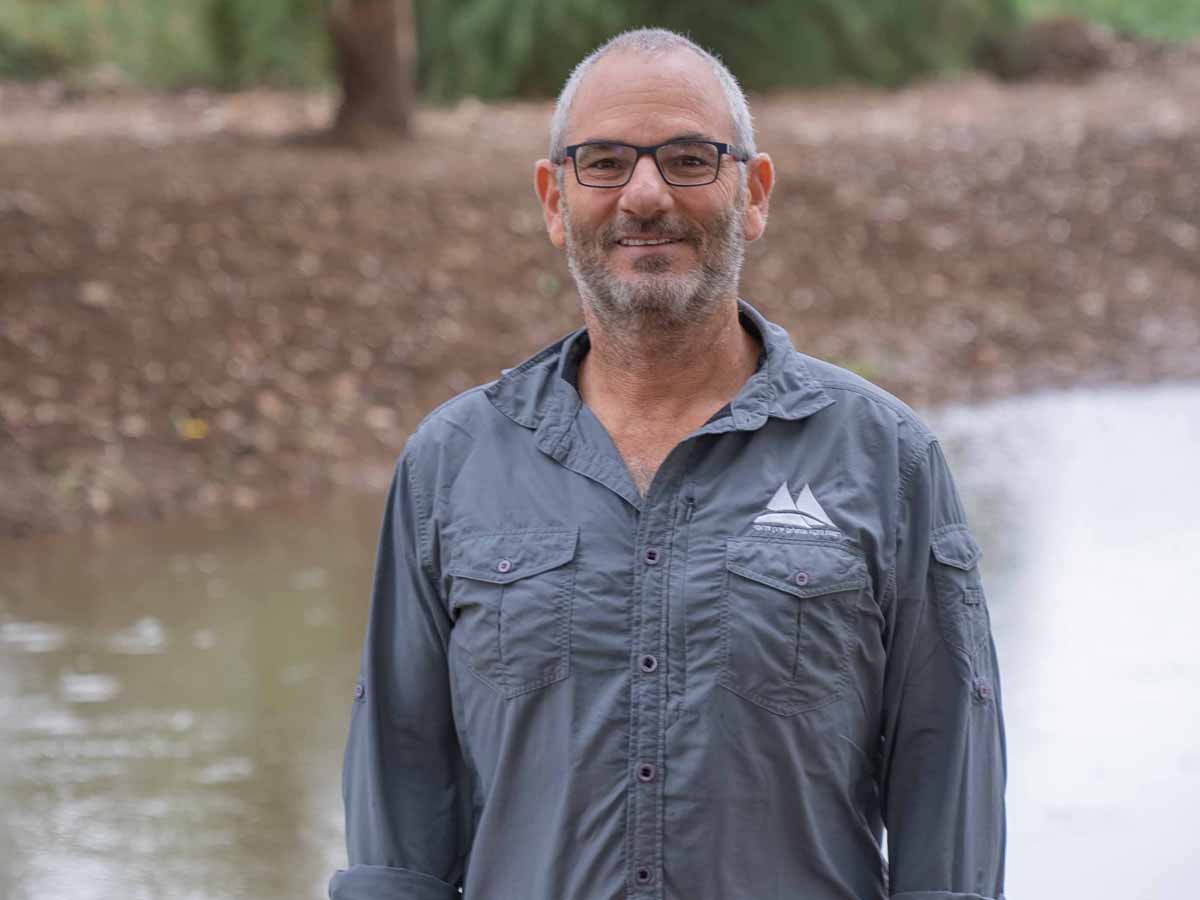 מנכ"ל רשות הניקוז, עובד יבין. צילום: רשות ניקוז ונחלים ירדן דרומי