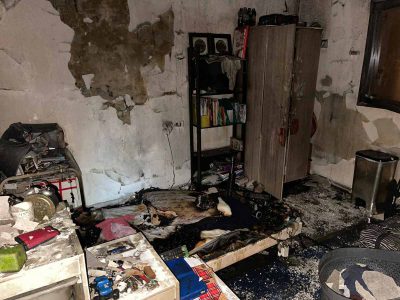 עפולה: דירה עלתה באש בבניין מגורים