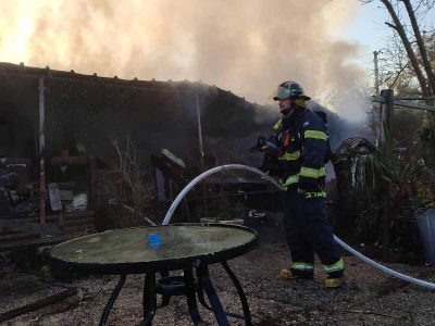 גלבוע: מבנה מגורים עלה באש