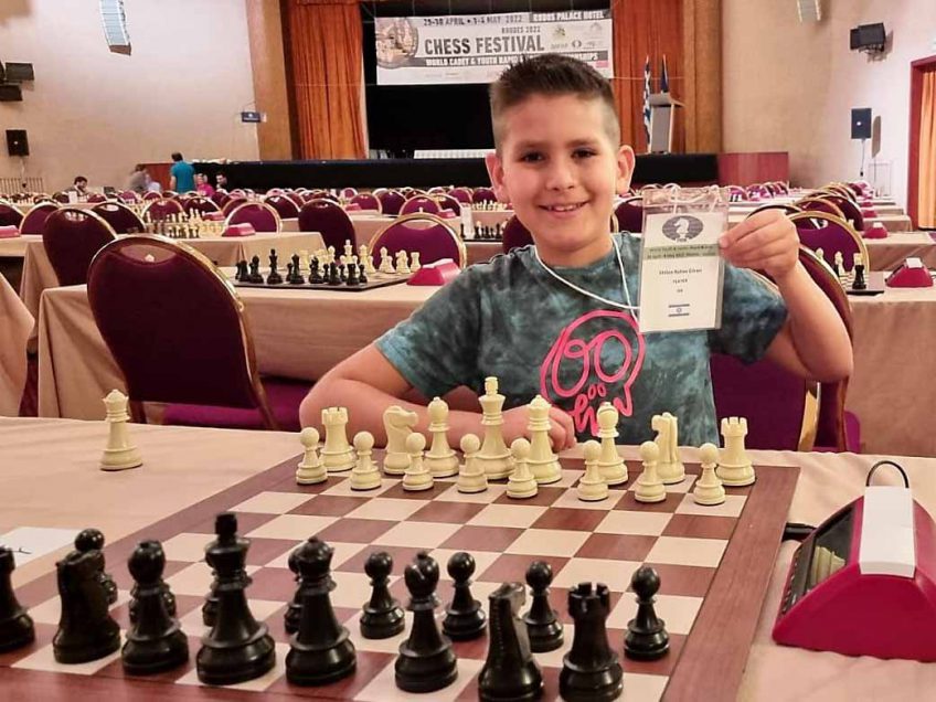 עפולה: אלירן שילון רהב ממועדון השחמט בעיר זכה באליפות העולם בשחמט
