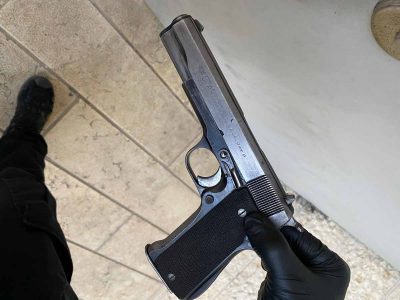 נוף הגליל: בן 25 נתפס בתום מרדף עם אקדח