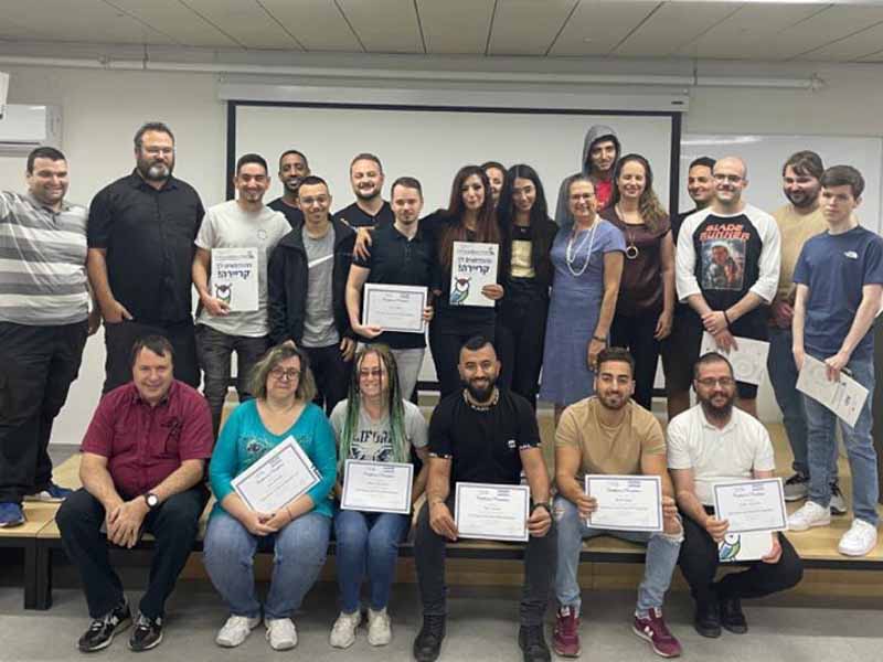 טקס סיום פיתוח קורס פולסטאק במכללה הטכנולוגית נוף הגליל טקס סיום פיתוח קורס פולסטאק במכללה הטכנולוגית נוף הגליל