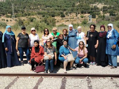 נשים יהודיות וערביות השתתפו ב"סיור לשלום"