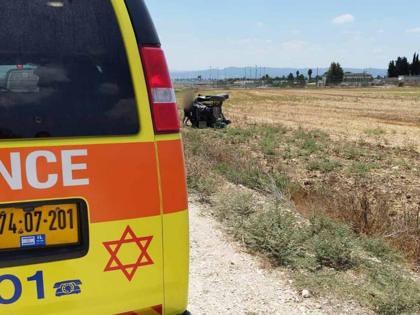סמוך לרמת דוד: רוכב טרקטורון התהפך ונפצע באורח בינוני סמוך לרמת דוד: רוכב טרקטורון התהפך ונפצע באורח בינוני