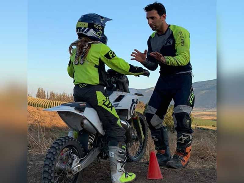 דן מיה יחד עם מאיה. צילומים: אלבום משפחתי