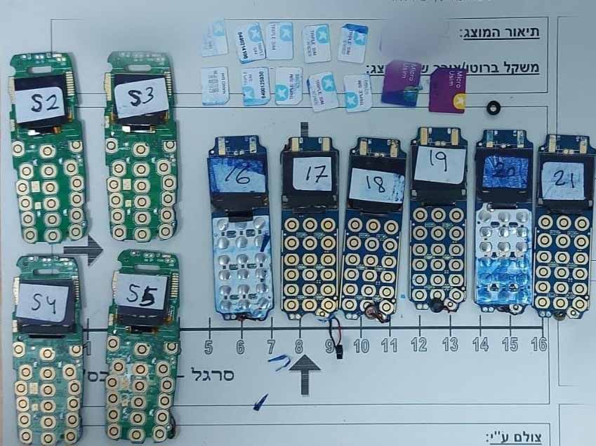 סוכלה הברחת טלפונים ניידים גדולה לכלא מגידו סוכלה הברחת טלפונים ניידים גדולה לכלא מגידו